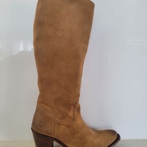 FRYE  Campus Mid Calf Saddle Brown Boots Size 8